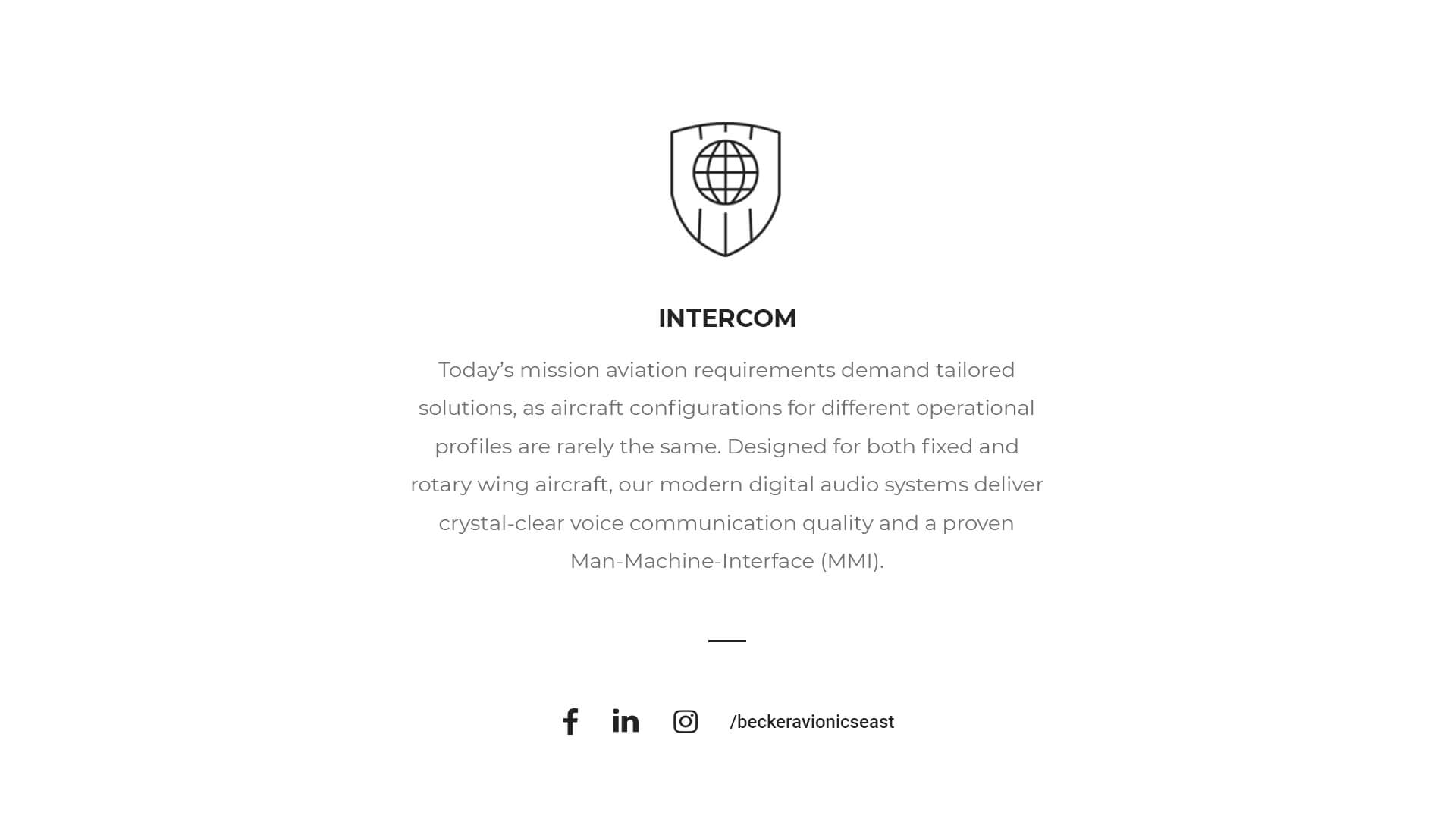 Intercom - Becker Avionics East Europe